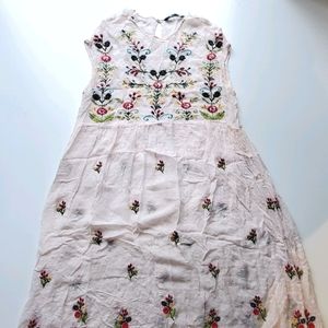 Zara Embroidered Summer Dress